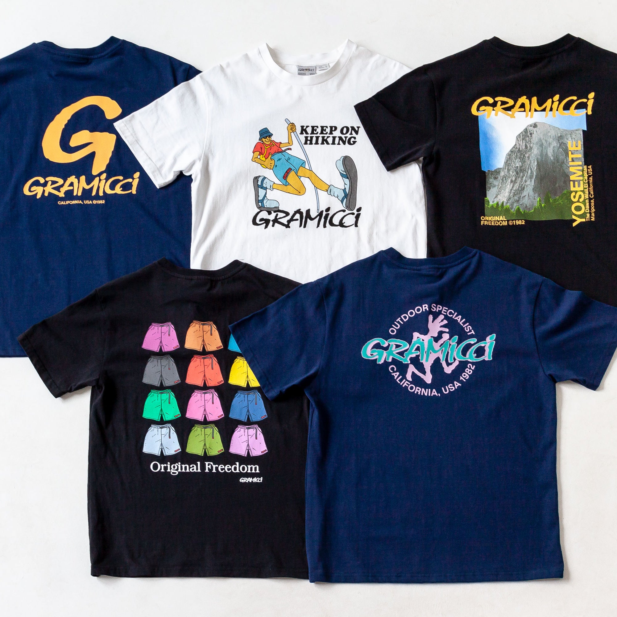 Gramicci Spring Collection Graphic Tees