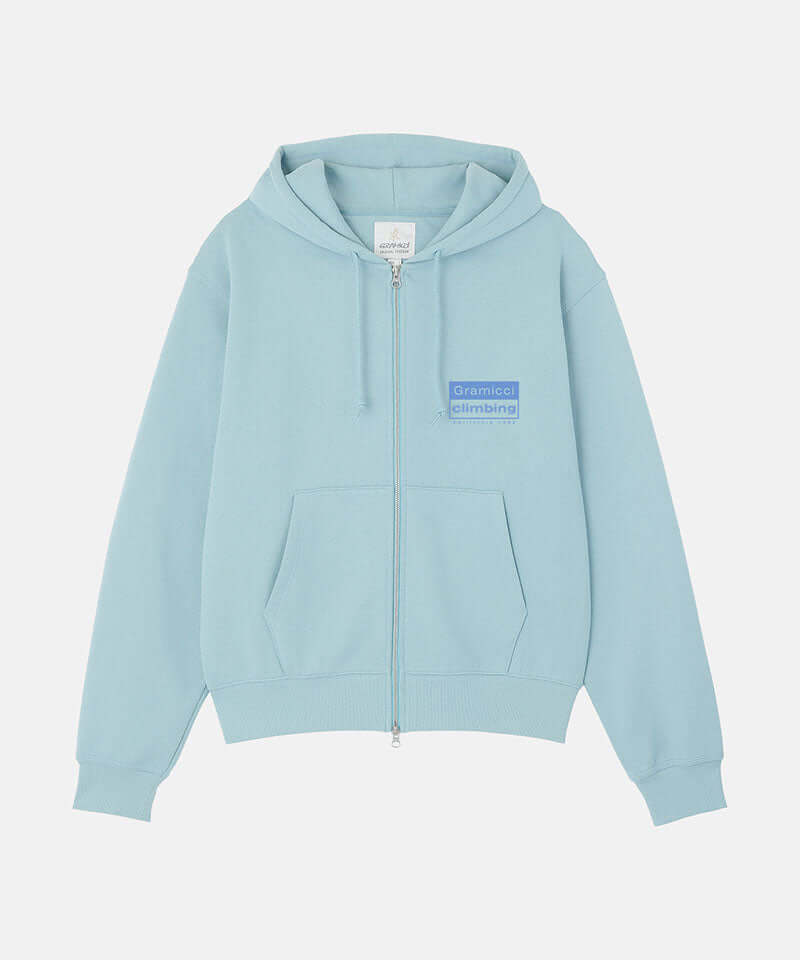 Gramicci Climbing Zip Hooded Sweatshirt Color: STONE BLUE
