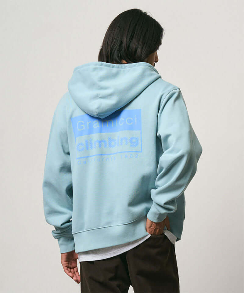 Gramicci Climbing Zip Hooded Sweatshirt Color: STONE BLUE