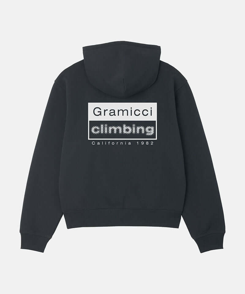 Gramicci Climbing Zip Hooded Sweatshirt Color: VINTAGE BLACK