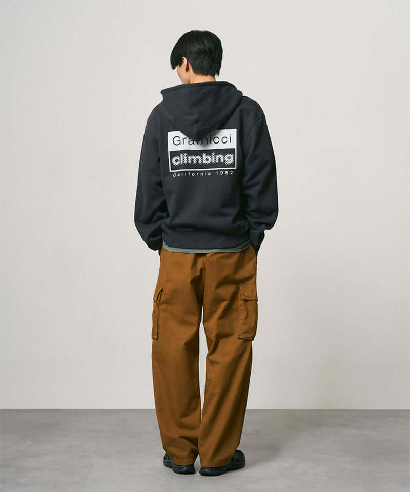 Gramicci Climbing Zip Hooded Sweatshirt Color: VINTAGE BLACK