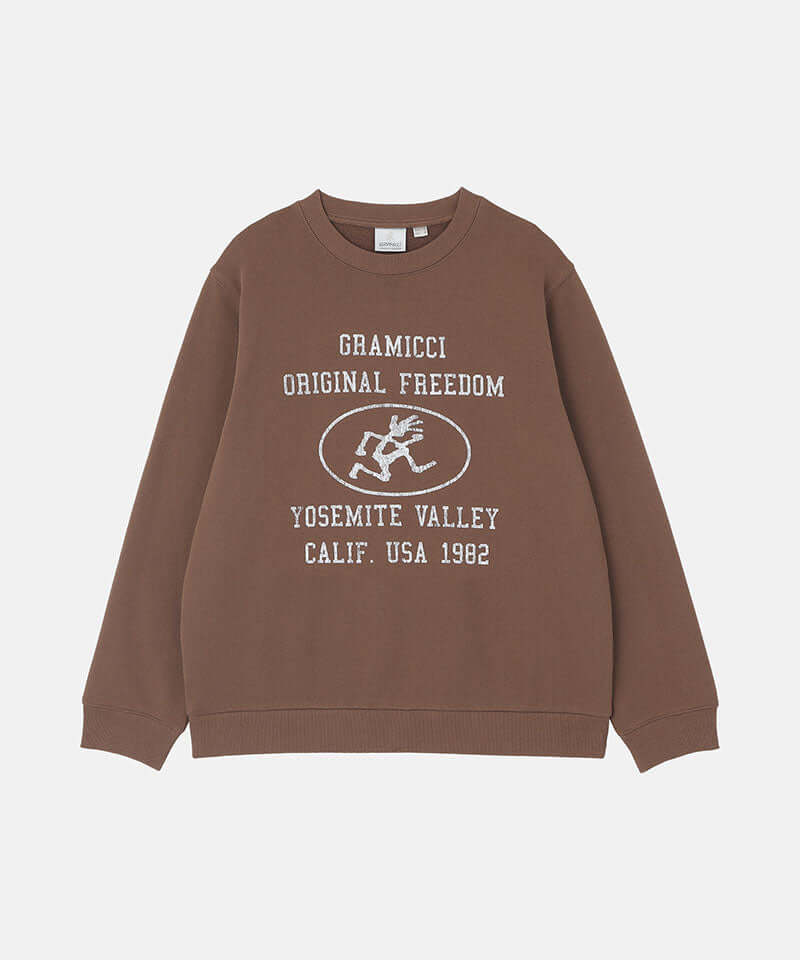 Gramicci Yosemite Valley Sweatshirt Color: BROWN