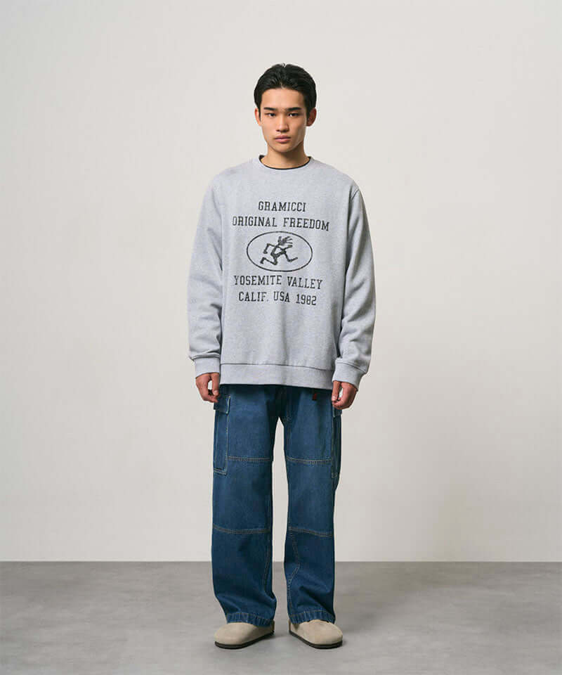 Gramicci Yosemite Valley Sweatshirt Color: GREY HEATHER