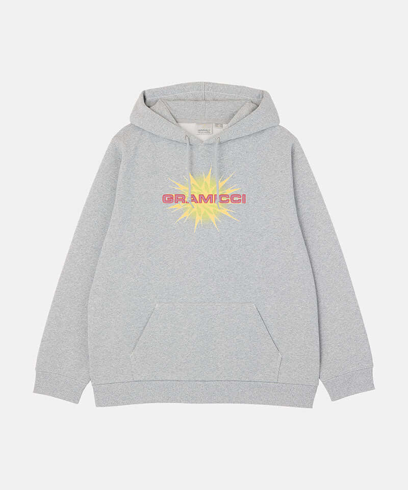 Gramicci Starburst Hooded Sweatshirt Color: GREY HEATHER