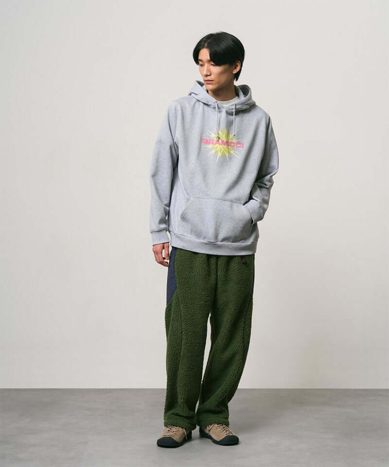 Gramicci Starburst Hooded Sweatshirt Color: GREY HEATHER