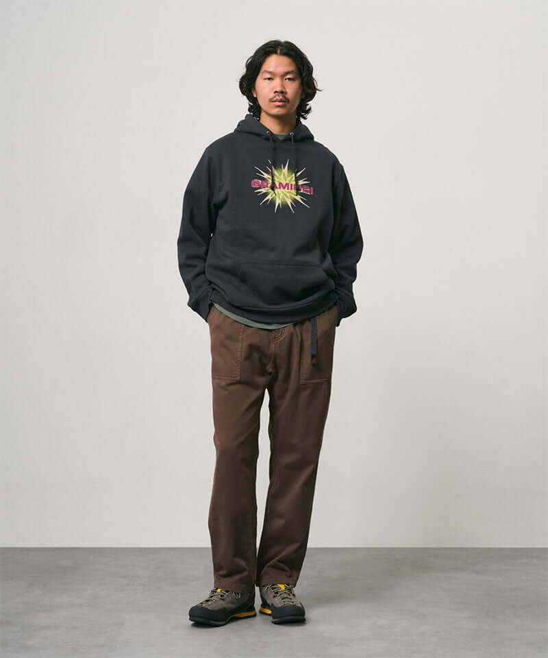 Gramicci Starburst Hooded Sweatshirt Color: VINTAGE BLACK