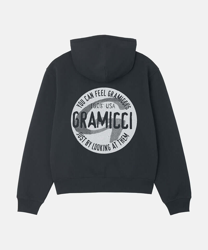 Gramicci Icon Zip Hooded Sweatshirt Color: VINTAGE BLACK