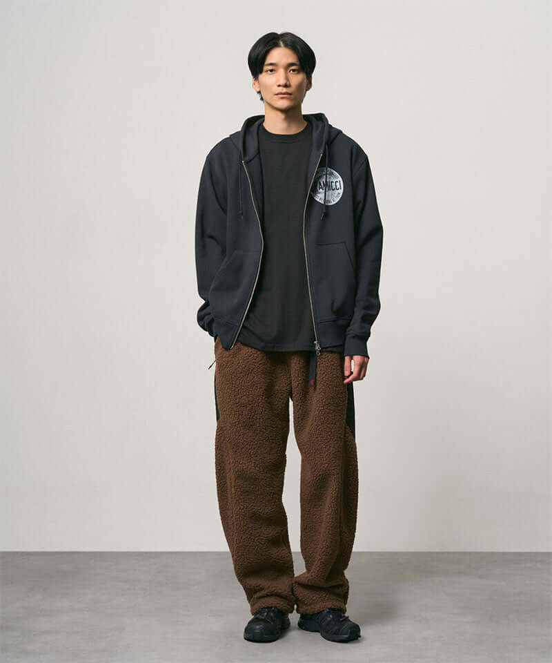 Gramicci Icon Zip Hooded Sweatshirt Color: VINTAGE BLACK