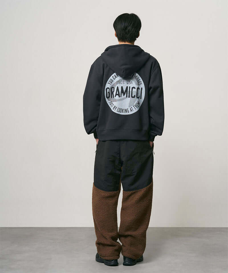 Gramicci Icon Zip Hooded Sweatshirt Color: VINTAGE BLACK