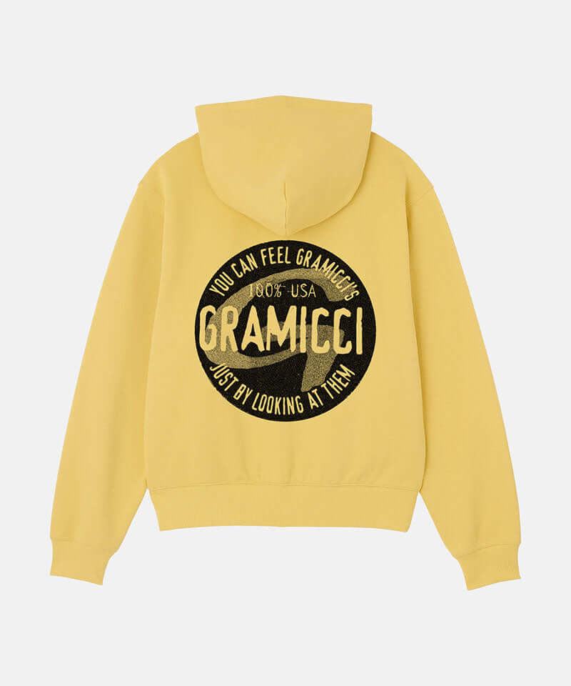 Gramicci Icon Zip Hooded Sweatshirt Color: YELLOW
