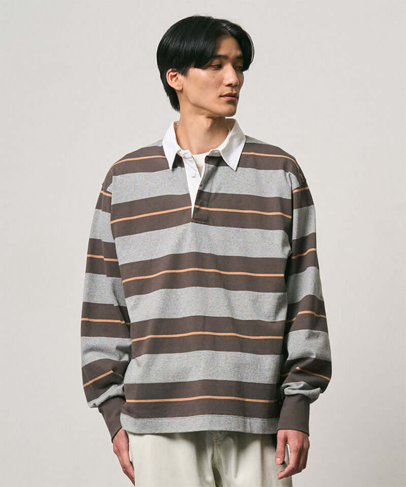 Gramicci Langdon Rugby Shirt Color: HUNTER GREY