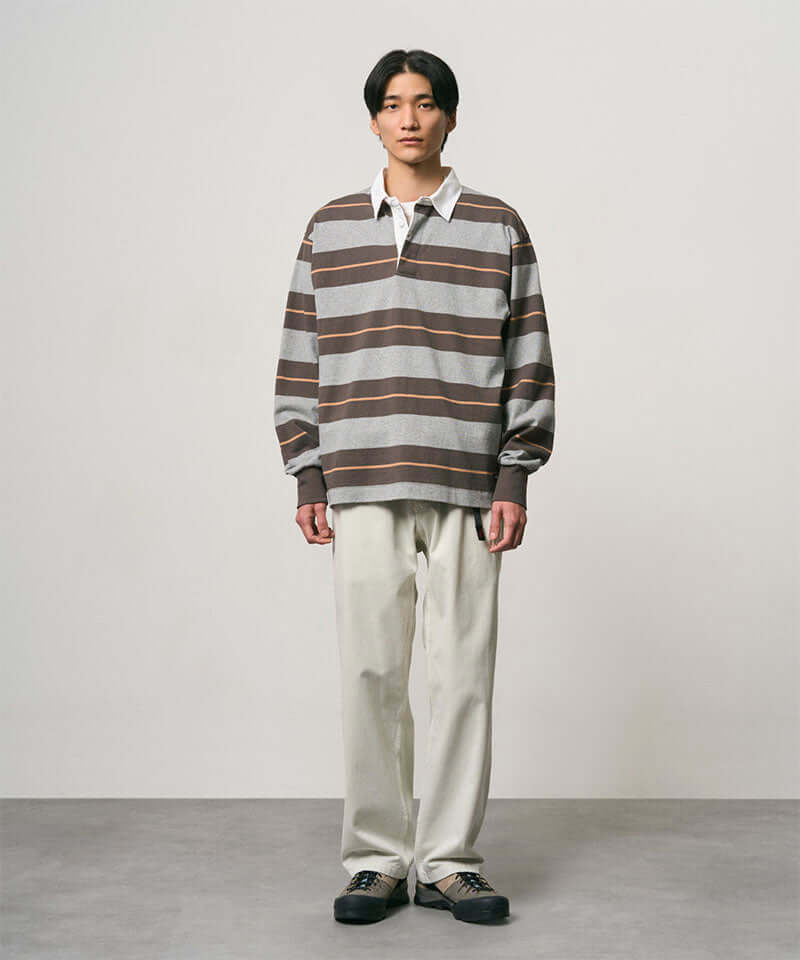 Gramicci Langdon Rugby Shirt Color: HUNTER GREY