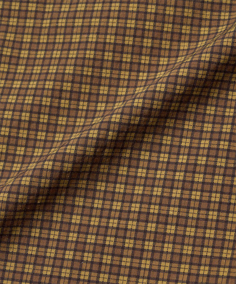 Gramicci Mini Check Nylon Pant Color: BROWN CHECK