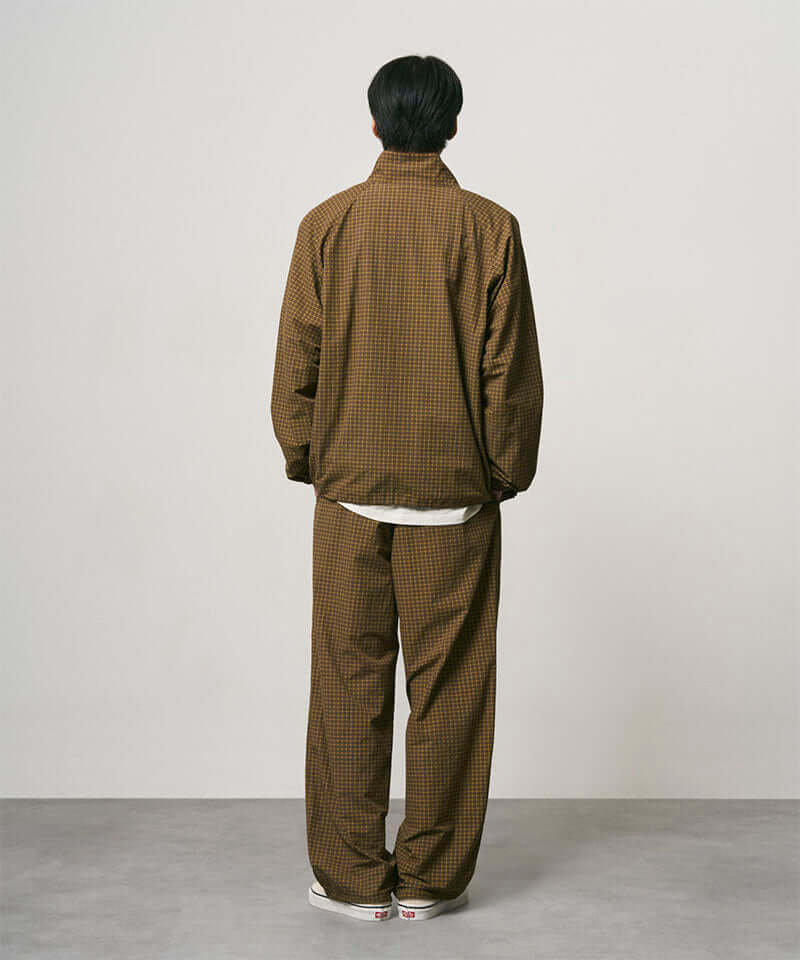 Gramicci Mini Check Nylon Pant Color: BROWN CHECK