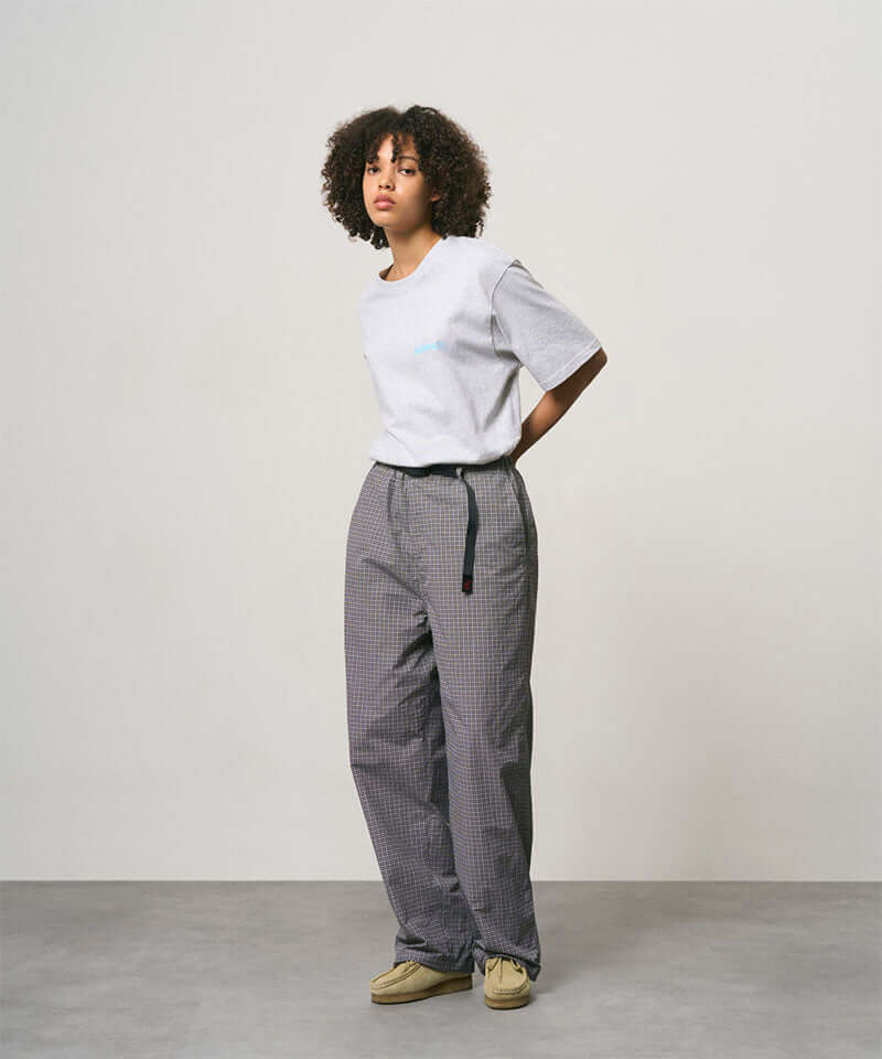 Gramicci Mini Check Nylon Pant Color: SEAL CHECK