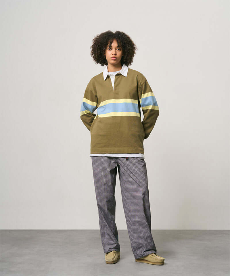 Gramicci Mini Check Nylon Pant Color: SEAL CHECK