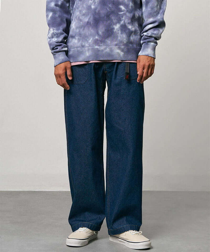 Gramicci Fatigue Denim Pant Color: RINSED INDIGO