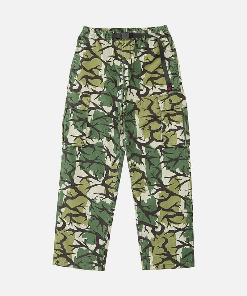 Gramicci Herringbone Cargo Pant Color: BRANCH CAMO
