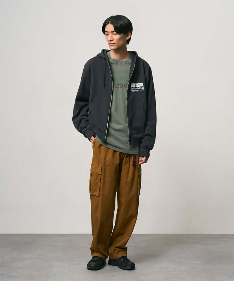 Gramicci Herringbone Cargo Pant Color: UMBER