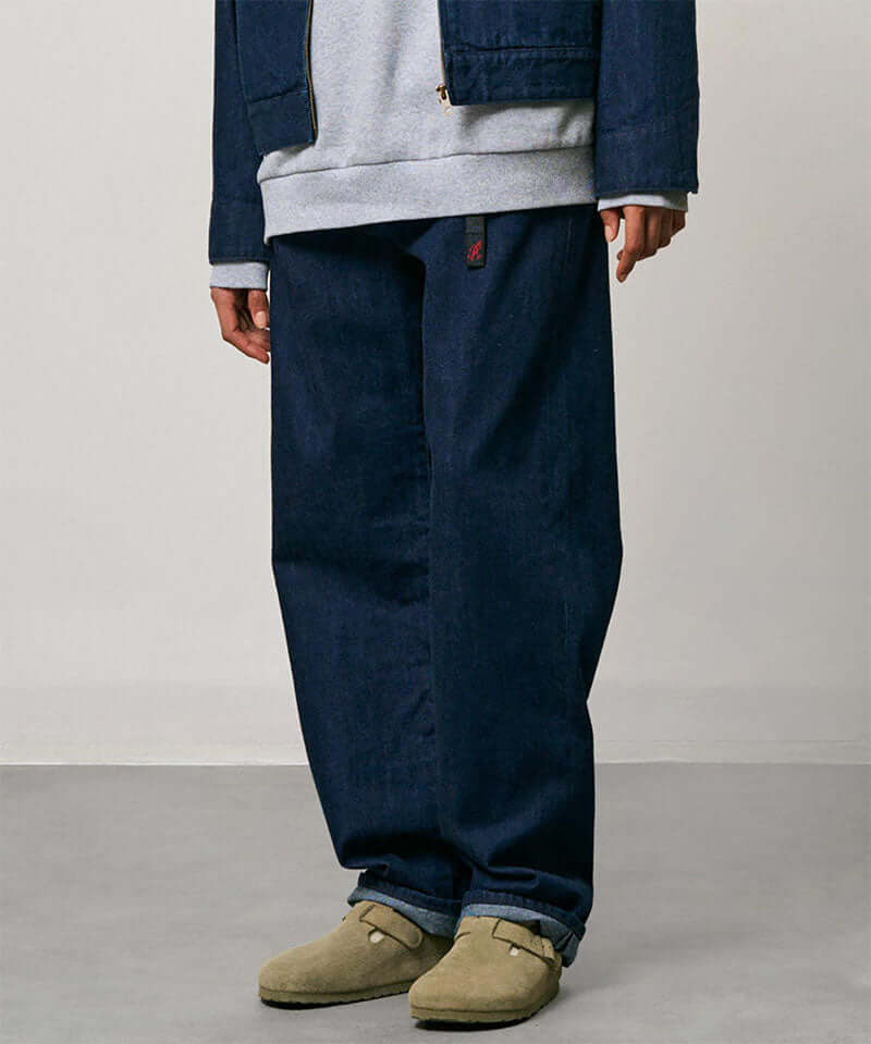 Gramicci Japanese 5-Pocket Denim Pant Color: RINSED INDIGO