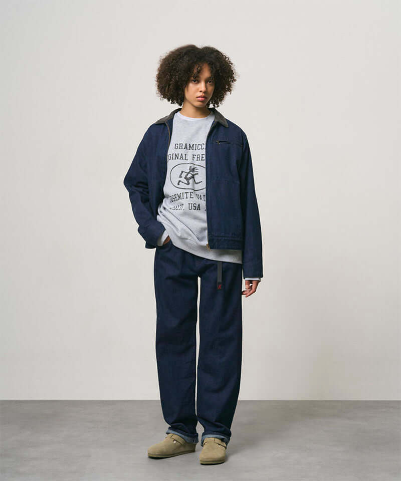 Gramicci Japanese 5-Pocket Denim Pant Color: RINSED INDIGO