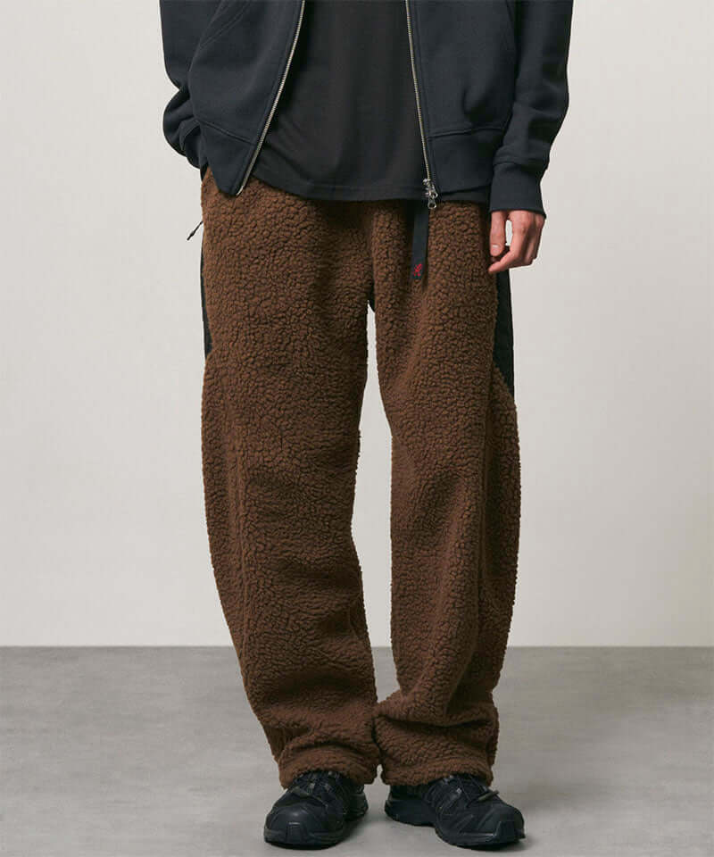Gramicci Reversible Sherpa Pant Color: DARK BROWN