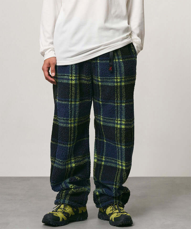Gramicci Reversible Sherpa Plaid Pant Color: PLAID