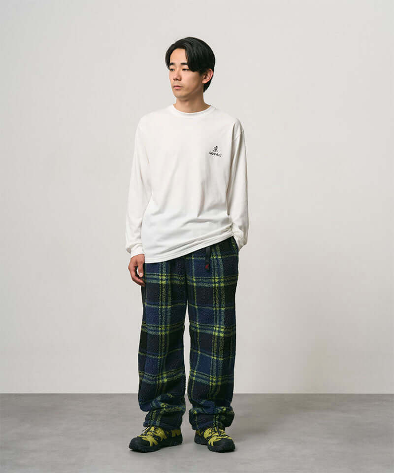 Gramicci Reversible Sherpa Plaid Pant Color: PLAID