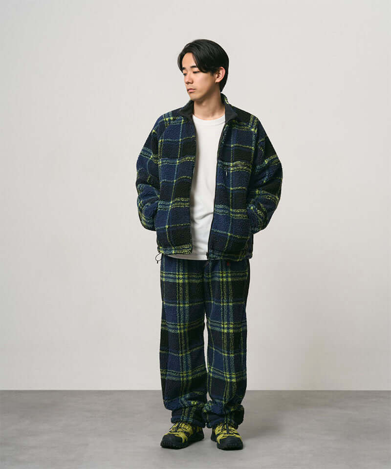 Gramicci Reversible Sherpa Plaid Pant Color: PLAID