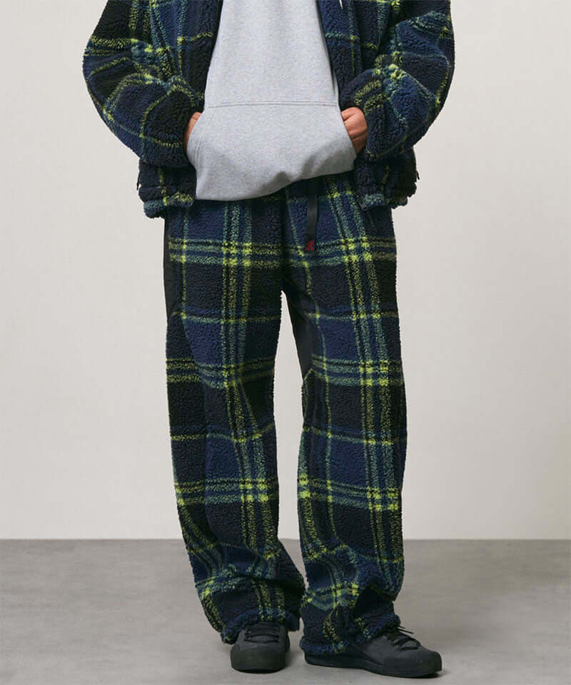 Gramicci Reversible Sherpa Plaid Pant Color: PLAID