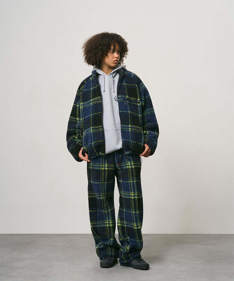 Gramicci Reversible Sherpa Plaid Pant Color: PLAID