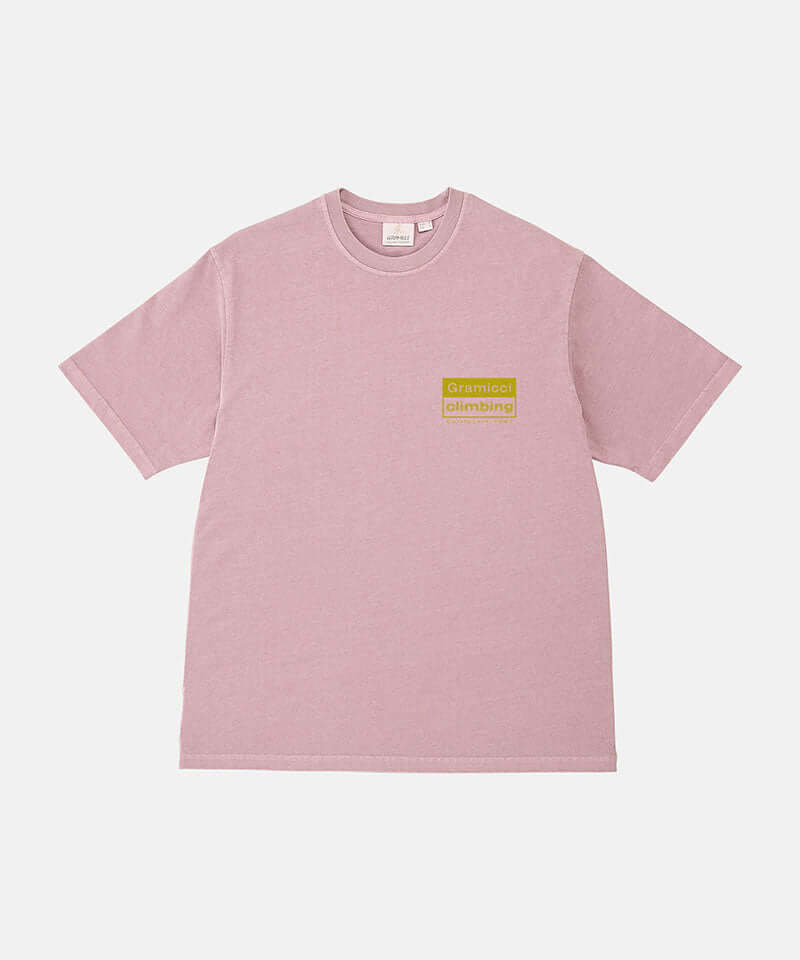 Gramicci Climbing Tee Pigment Dyed Color: LILAC PIGMENT