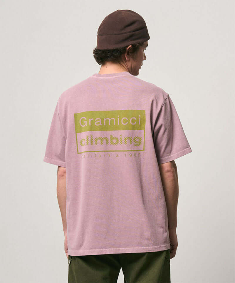 Gramicci Climbing Tee Pigment Dyed Color: LILAC PIGMENT