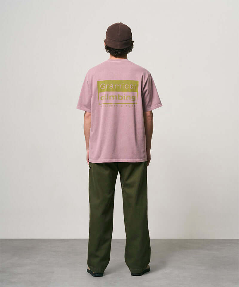 Gramicci Climbing Tee Pigment Dyed Color: LILAC PIGMENT