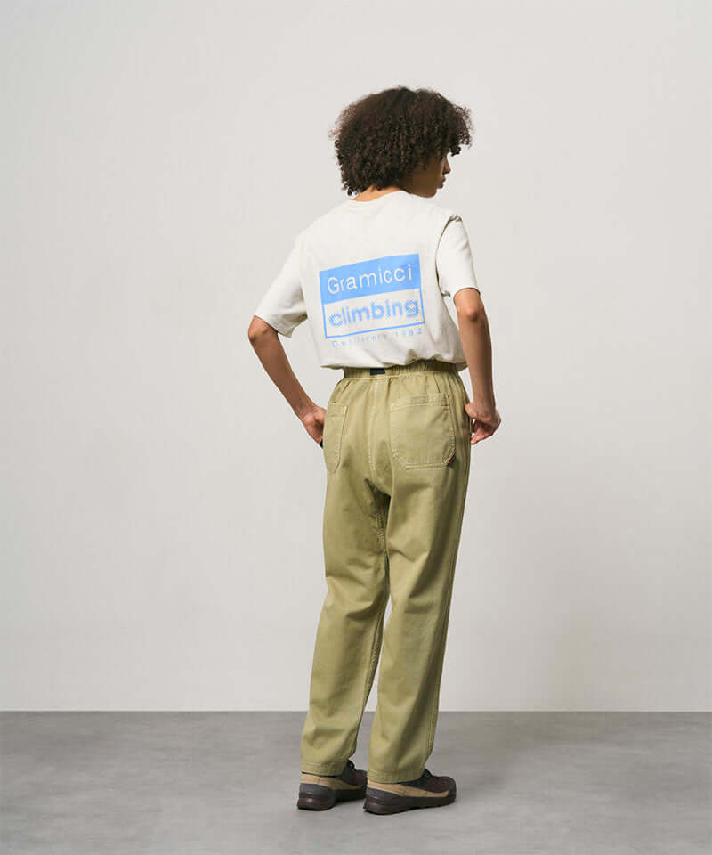 Gramicci Climbing Tee Pigment Dyed Color: NATURAL PIGMENT