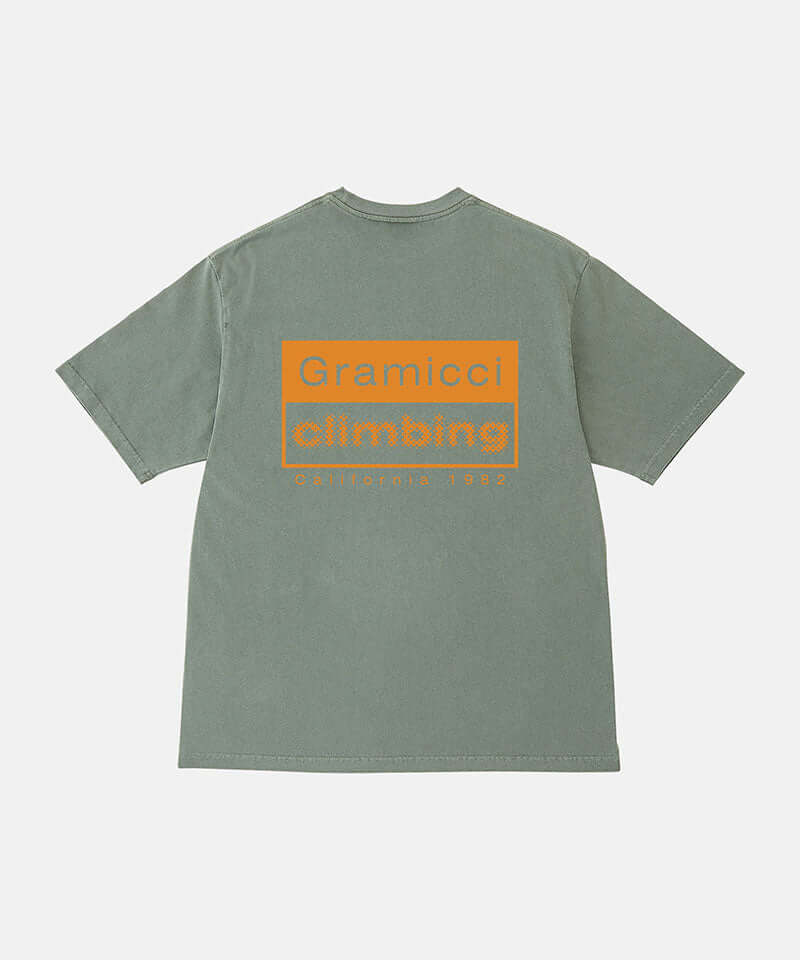 Gramicci Climbing Tee Pigment Dyed Color: SAGE PIGMENT