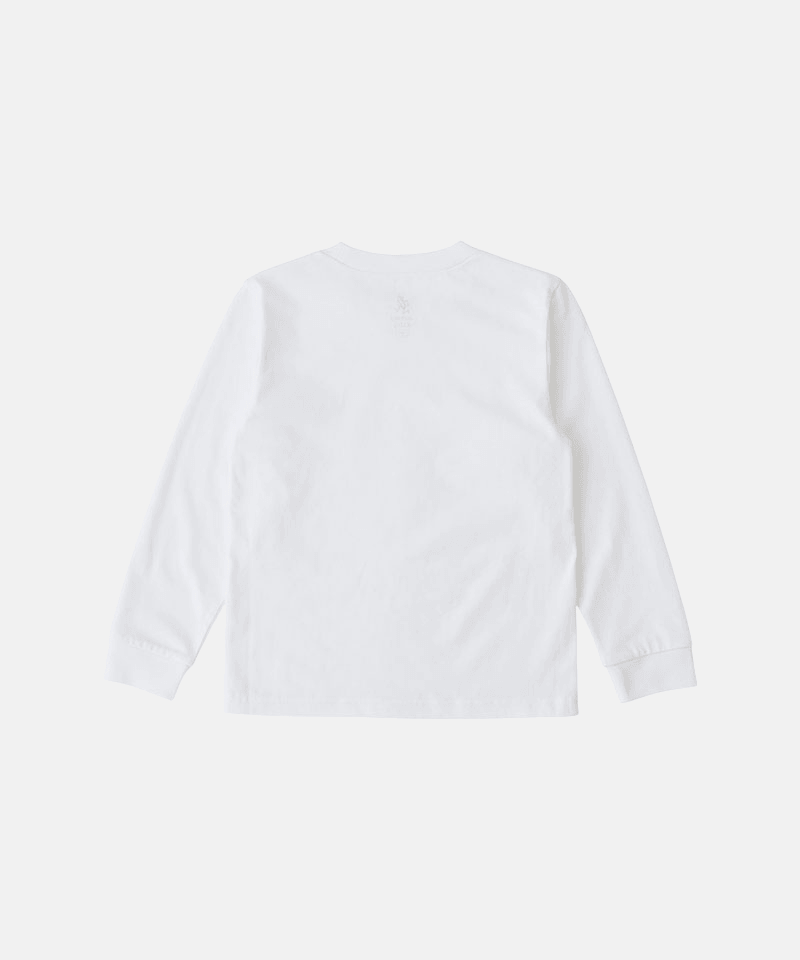 Gramicci One Point Logo L/S Tee Color: WHITE
