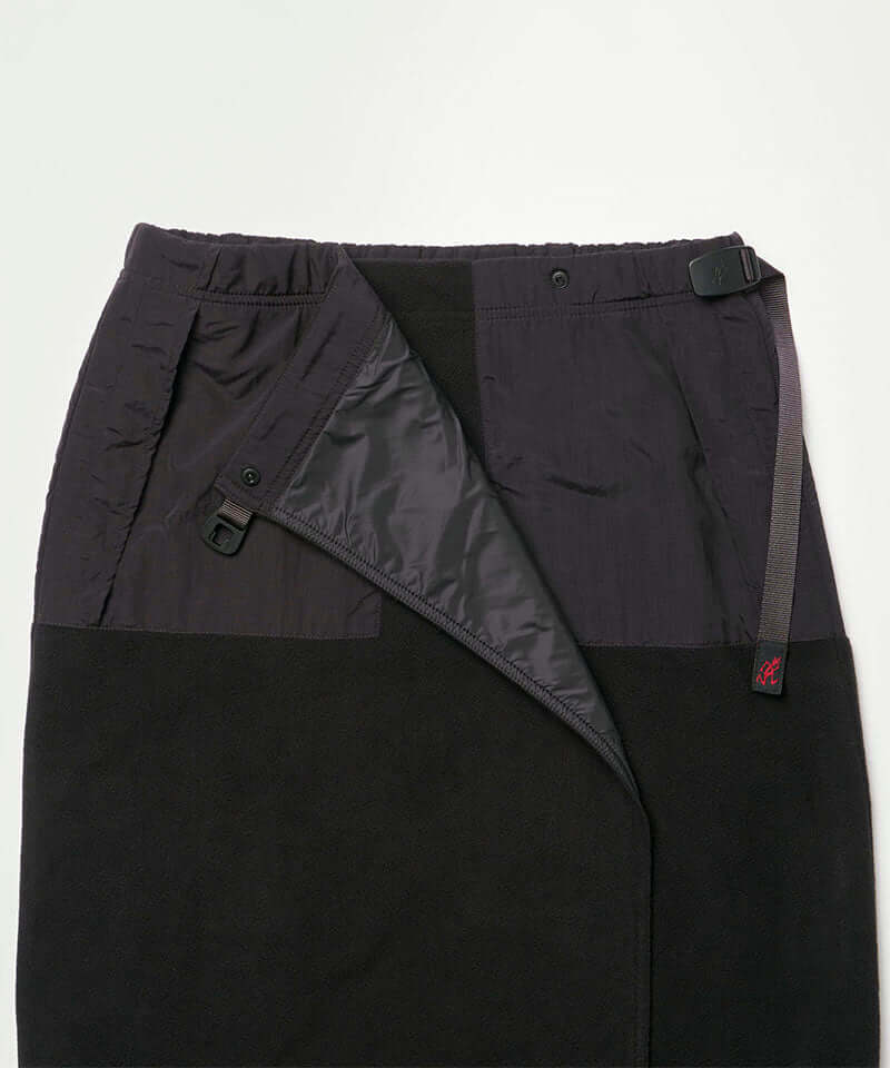 Gramicci Thermal Fleece Skirt Color: BLACK