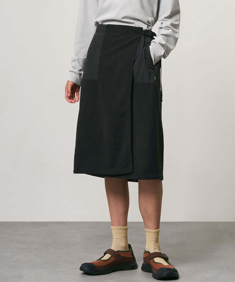 Gramicci Thermal Fleece Skirt Color: BLACK