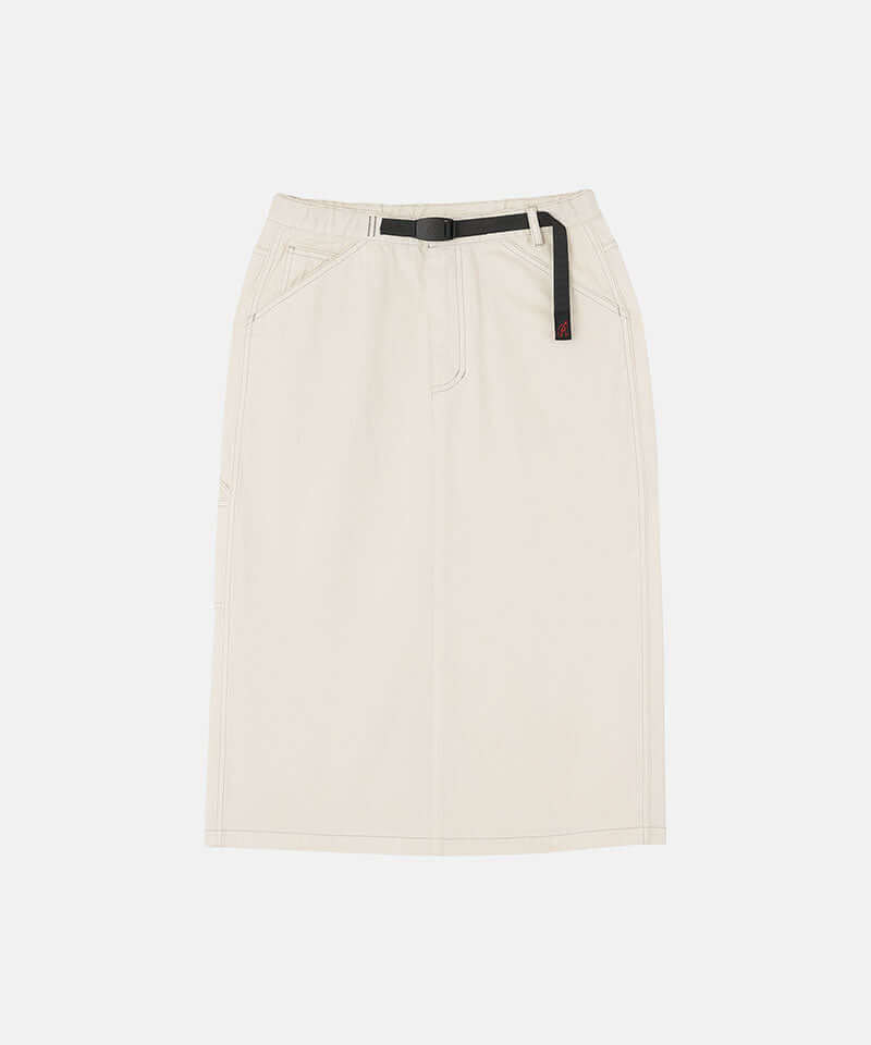 Gramicci Denim Carpenter Skirt Color: BONE