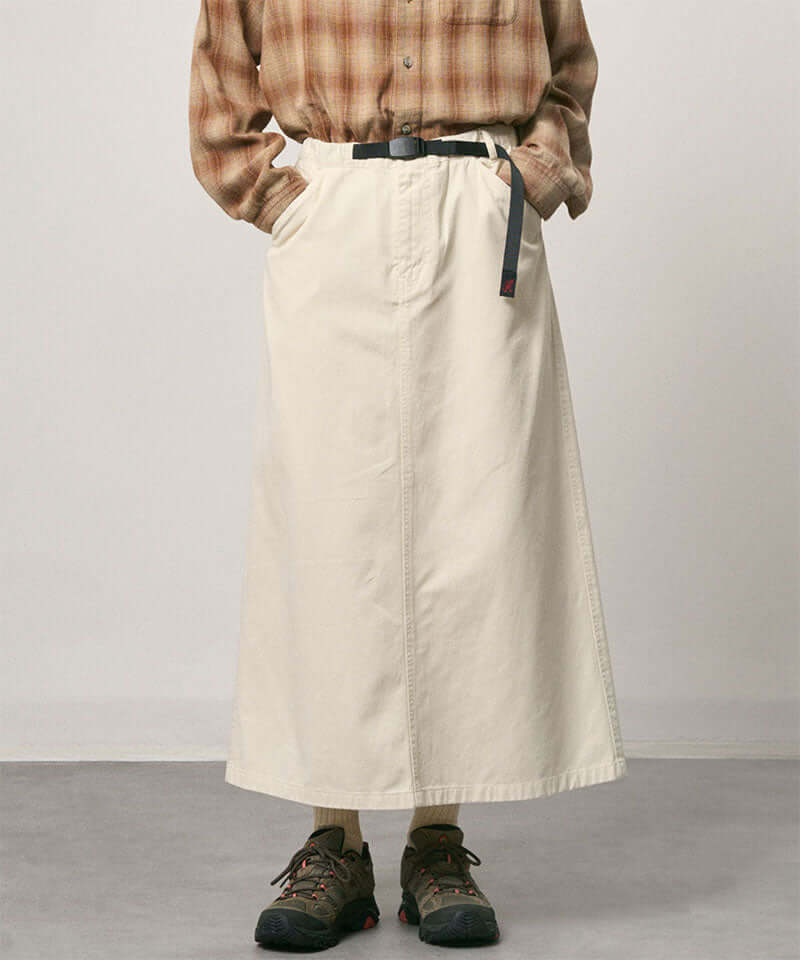 Gramicci 5-Pocket Skirt Color: GREIGE
