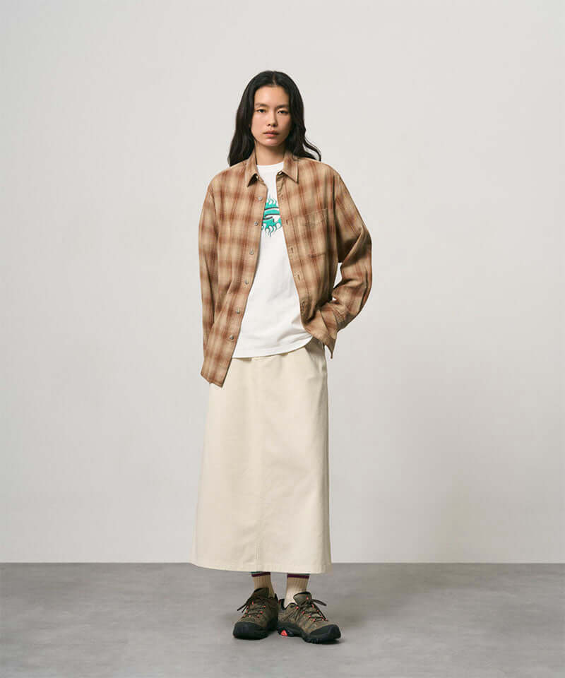 Gramicci 5-Pocket Skirt Color: GREIGE