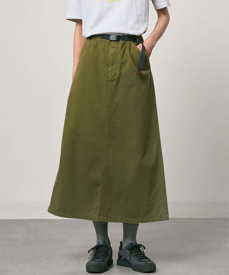 Gramicci 5-Pocket Skirt Color: OLIVE