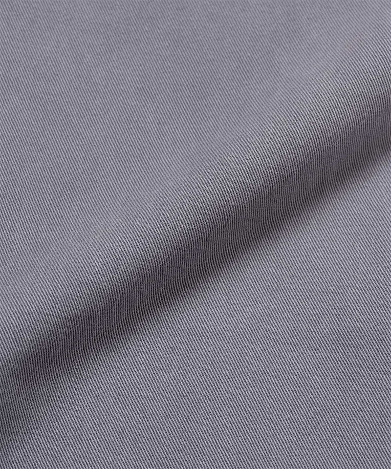 Close-up of grey natural dyed Gramicci Gadget Pants fabric.