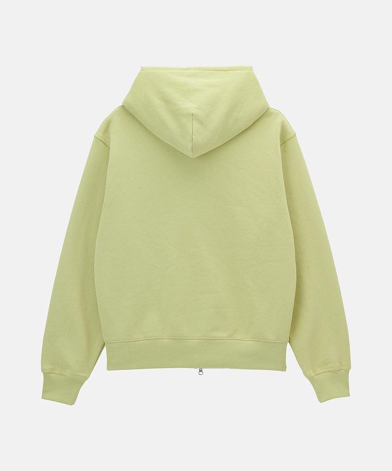 Light green hoodie on a white background