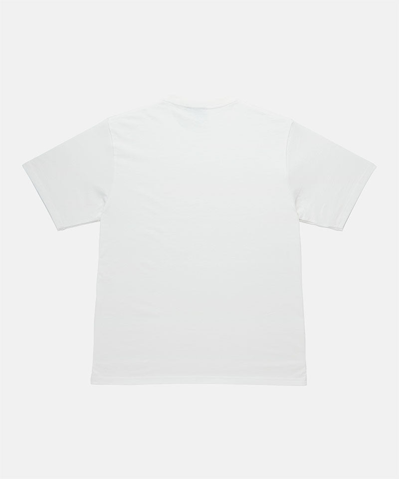 Back view of a Gramicci white Outdoor Gear Tee against a light-tone background.