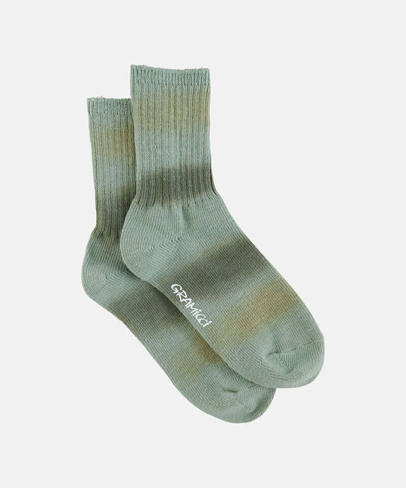 Gramicci Hemp Blend Dye Socks Color: FERN