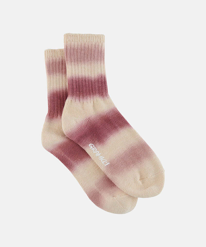 Gramicci Hemp Blend Dye Socks Color: MULBERRY