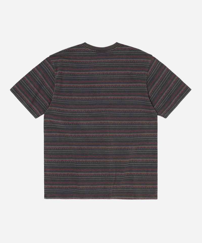 Gramicci Gramicci & thisisneverthat Faded Striped Tee Color: CHARCOAL
