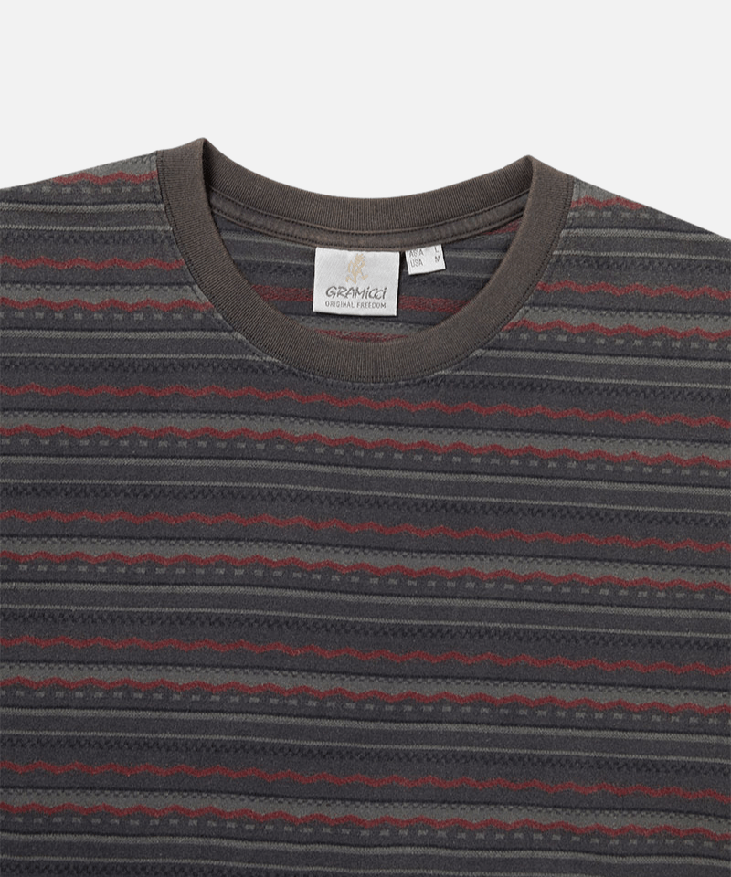 Gramicci Gramicci & thisisneverthat Faded Striped Tee Color: SAGE